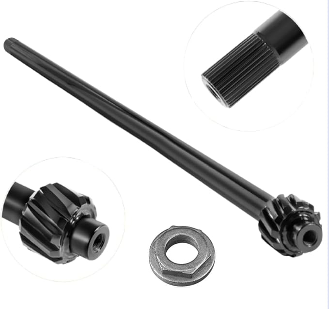 738-0919B Steering Shaft with Bushing Compatible with MTD 738-0919 738-0919A 738-0887 753-04517 76-044 for Troy Bilt TB42 TB46