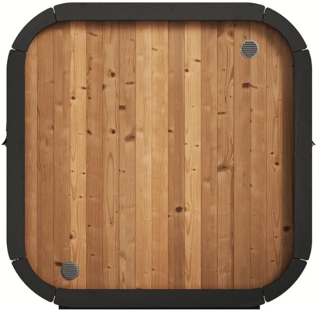 Model CL5G, Cube-Series Outdoor Home Sauna Kit, Up to 4 Persons (Sauna Heater & Sauna Stones Included)
