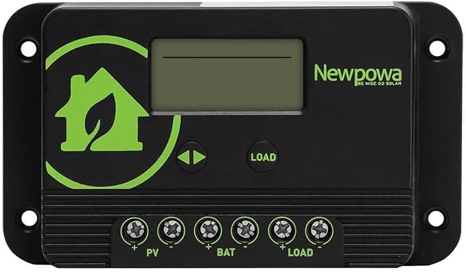 Newpowa 9BB Cell 200 Watt 12V Monocrystalline Solar Panel Kit, 200W 12Volt Solar Charger Kit+20A PWM Charge Controller+Mounting Z Brackets+Cable, High Efficiency Module for Off Grid System