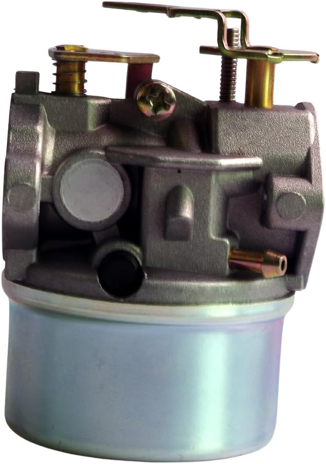 Carburetor Compatible for TECUMSEH 5HP MTD 640084 640084A 640084B 632107 632107ATORO 521 Snow Blower HSSK40 HSSK50 HS50 LH195SA Carb with Gasket & Carbon Dirt Jet Cleaner