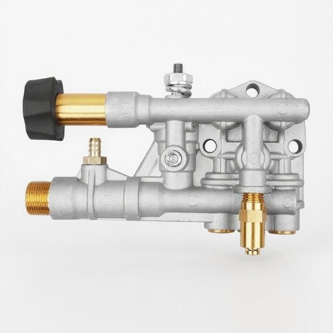 7108366 Pressure Washer Pump Manifold Replacement Kit for 510020 and 520006 Axial Cam Pressure Washer Pumps Compatible with Simpson Cleaning Manifold