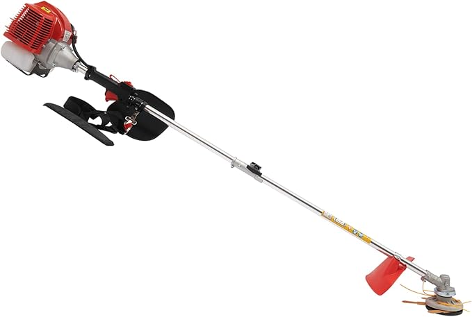 43CC Gas Powered Weed Eater 1250W Gas String Trimmer Upgrade 2-Stroke Single Cylinder Air Cooled Gasoline Engine Grass Tools for Garden Yard & Urban Greening