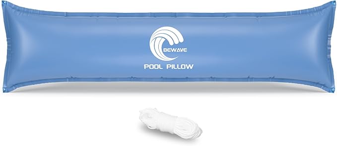 BEWAVE Pool Pillow, Winterizing Air Pillow for Above Ground Winter Swimming Pool Covers, 4 x 15 Ft