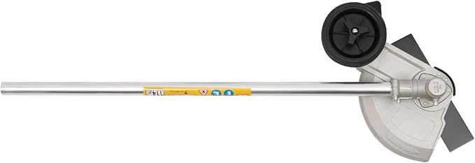 YIYIBYUS 36CC Weed Wacker Eater Gas Powered, 2-Cycle 5.74FT String Trimmer/Edger with Two Blade Heads, Lawn Mower Hedge Trimmer with Rubber Handle & Shoulder Strap