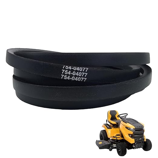 754-04077 5/8" x 134" Deck Belt Replacement for 954-04077 954-04077A 754-04077A Toro 112-0332 - Fits Cub Cadet LT1050 XT1 LT50, MTD, Troy-Bilt, Craftsman T260, Toro 954-05077 50" Mower Belt
