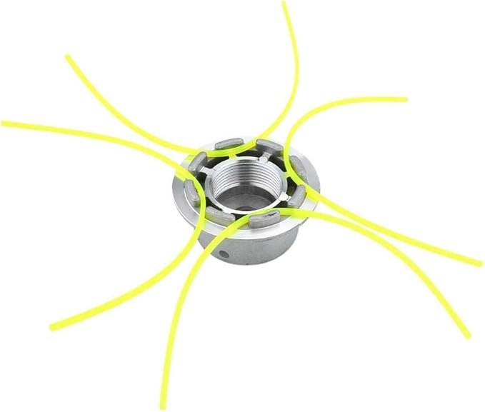Hakeeta Trimmer Head, Universal Aluminum String Trimmer Grass Brush Cutter String Set Spool Pack Electric Trimmer Strimmer Heads Accessory.