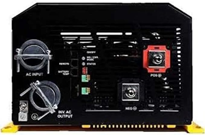 Go Power GP-IC3000-12-PKG 3-in-1 Inverter Charger with Remote, 3000W Pure Sine Wave Output, 12V to 120V AC, Surge Capacity, 100 Amp Charger, Dual 50 Amp Transfer Switch, 12V for RV, Marine use