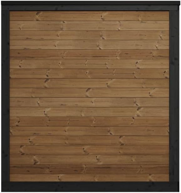 GL4 Outdoor Sauna Kit, Garden Luxury-Series Outdoor DIY Sauna Kit, Thermo-Spruce, up to 4 Persons Bundles (Sauna Heater and Sauna Stones Included) (HIVE MINI 6 WiFi - Mirror)
