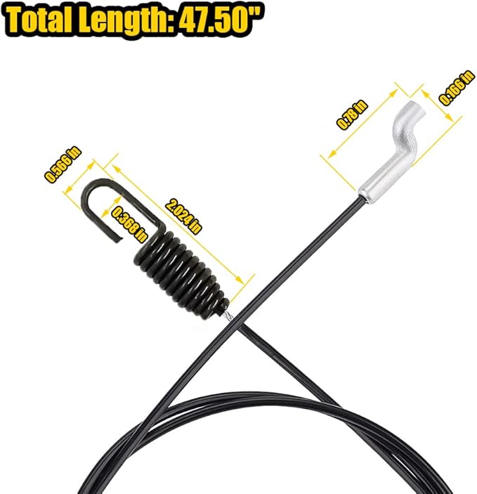 946-04230b Auger Drive Clutch Cable for MTD Cub Cadet Snow Blower Thrower Replacement Parts 946-04230b 746-04230 946-04230 746-04230A