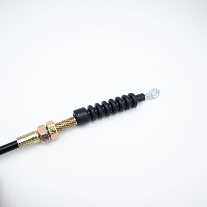 761400MA 340373 Clutch Drive Cable Replacement fit for Murray Craftsman Snow Blowers 340373,760150, 761153（Cable Length: 33.85 inches; Sheath Length: 25.86 inches）(1pc), black