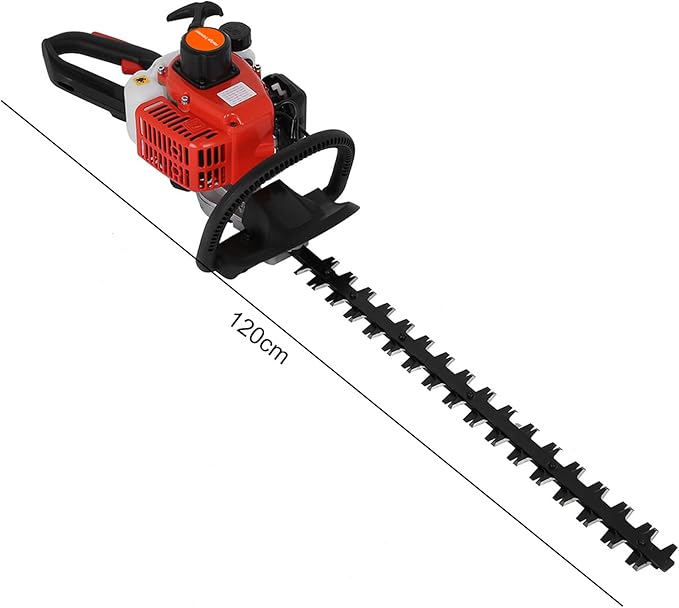 Hedge Trimmer Gas Powered 2 Cycle,26cc Hedge Trimmer,24-Inch Dual Sided Hedge Trimmer with Rotating Handle,Gasoline Hedge Trimmer Gardener Professional Landscaper Home User