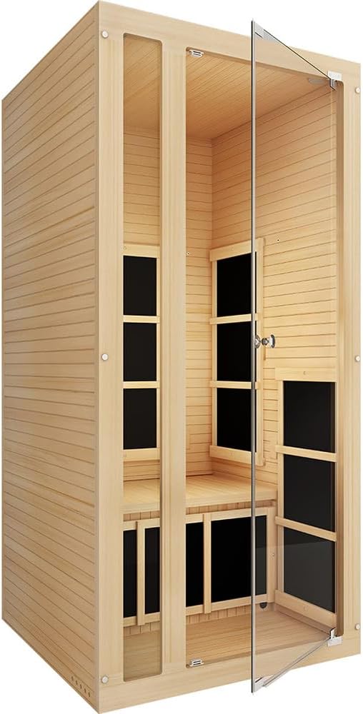JNH Lifestyles HB1-E Ensi 1 Person Ultra-Low EMF Far Infrared Sauna