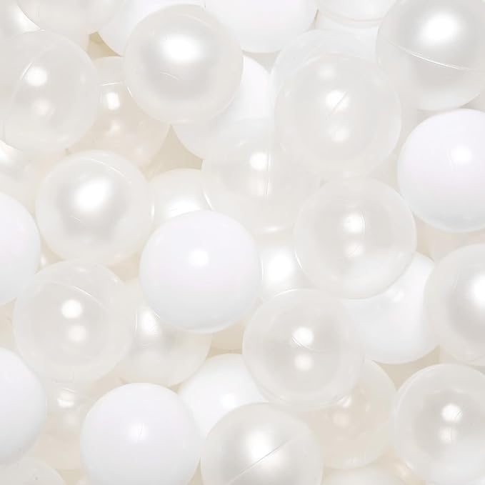 TRENDPLAY Plastic Balls for Ball Pits 2.2 Inch, Pack of 50 100 200 500 Hollow Balls, Perfect for Toddler Baby Pools,Party,Festival Decoration