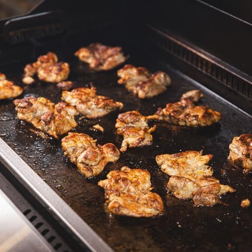 recteq Pellet Grill - SmokeStone 600, Outdoor Griddle Grill with Even Temperature, WiFi Enabled Wood Pellet Griddle Grills, SmokeStone 600 + Sizzling Essentials Bundle