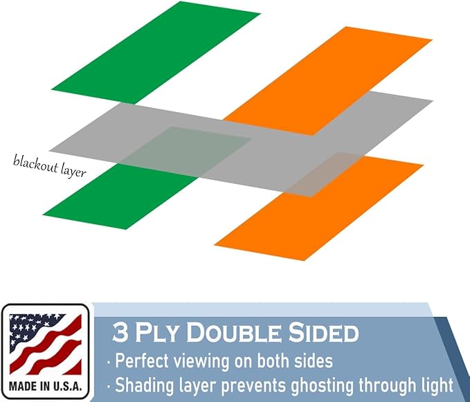 Ireland Flag 5x8 FT 100% Made in The USA-Heavy Duty Vibrant Colours Double Sided Irish National Flag with 3 Brass Grommets for Home/Company/Indoor Outdoor Decoration