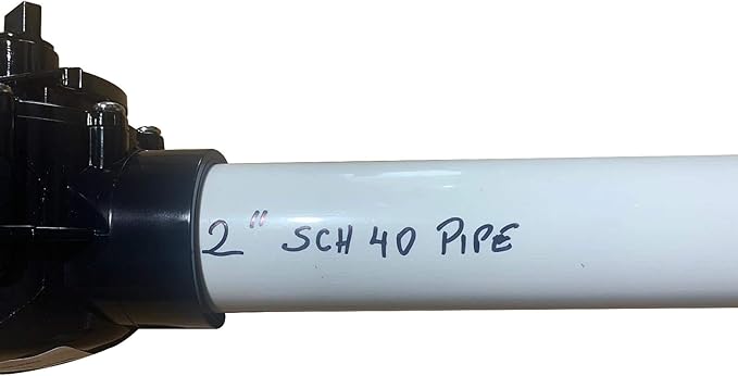 FibroPool Swimming Pool Diverter Valve - 2 Inch - 2 Way - Positive Seal & Non Lube Replacement Valve for Pools and Spas