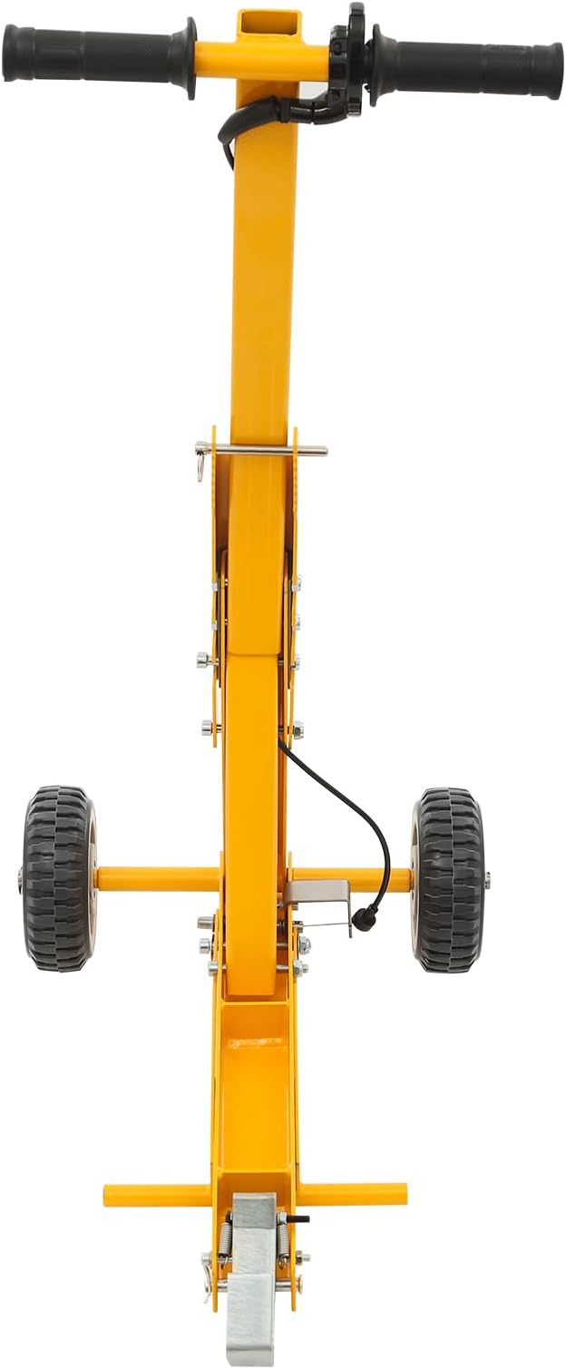 800LBS Zero Turn Mower Lift, Heavy Duty Q235 Steel Lawn Mower Jack, Foot Pedal Operated Lawn Mower Lift Jack for Lawn Mowers/Tractor Repair
