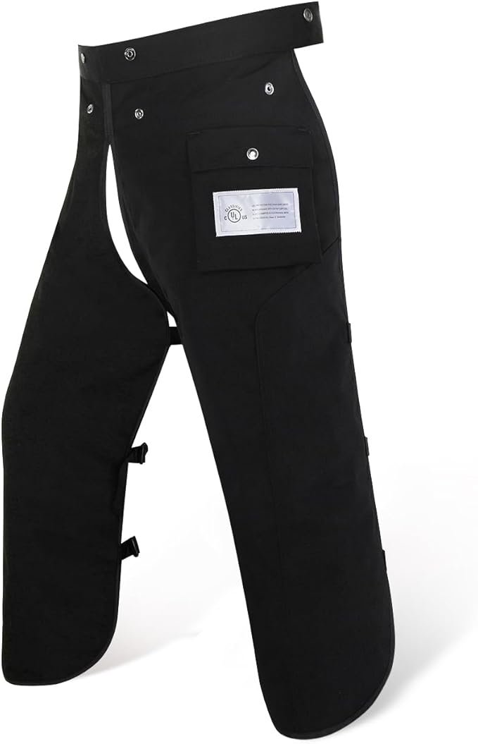 Chainsaw Chaps Apron Wrap 8-layer for Men/Women Loggers Forest Workers Protective Chain Saw Pants Adjustable