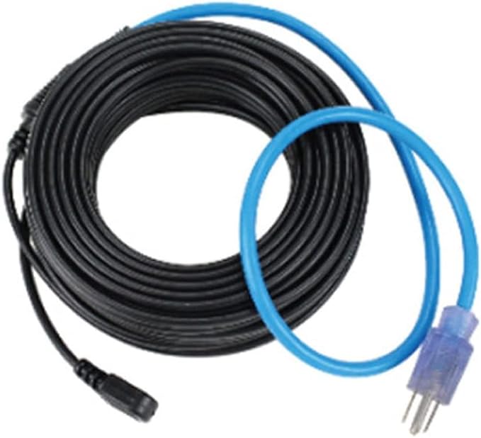 Clear Power Roof & Gutter Deicing Kit - 160ft | 800W With 2ft Power Cord 18/3 SJTW & Power Indicator Light (CPRH006)