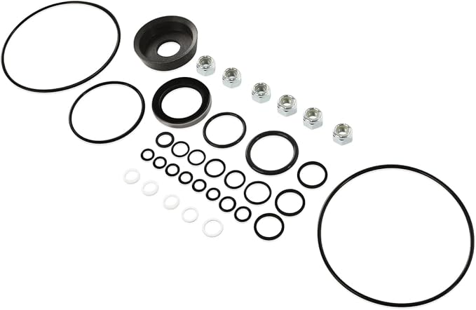 15254 Snow Plow Pump Complete Seal Kit Compatible with Meyer Pump Models e46, e46-h, e47, e47-h, e57, e57-h, e58-h