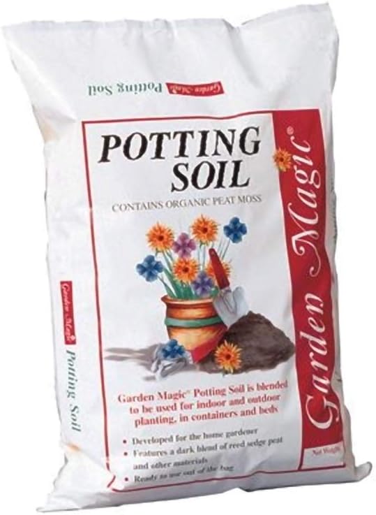 5720 Garden Magic General Purpose Potting Soil Mix for Indoor Outdoor Planter Container Gardening, 20 Pound Bag (8 Pack)