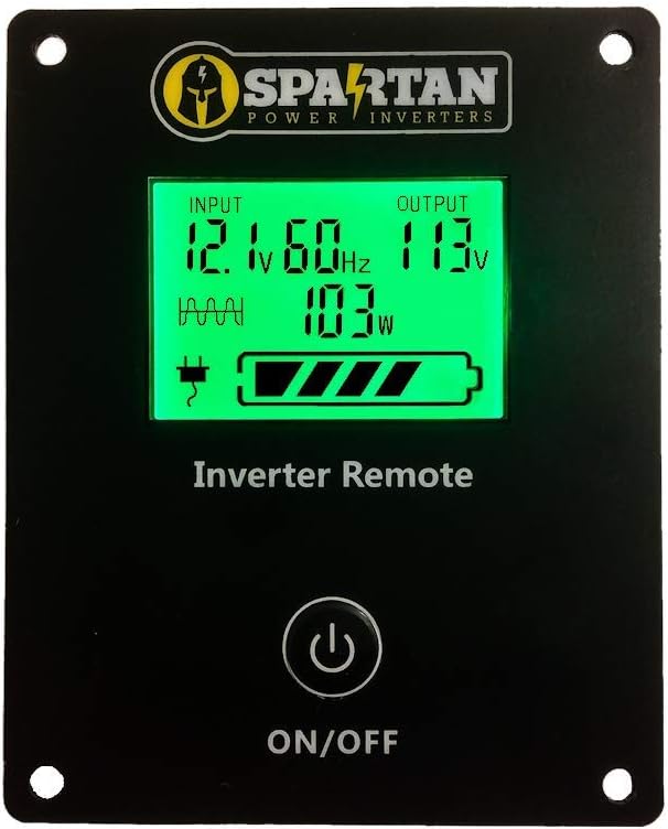 2000 Watt Pure Sine Wave Power Inverter by Spartan Power SP-PS2000 12V to 120V AC