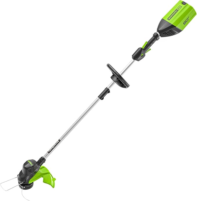 Greenworks 80V 13-inch String Trimmer, Battery and Charger Not Included