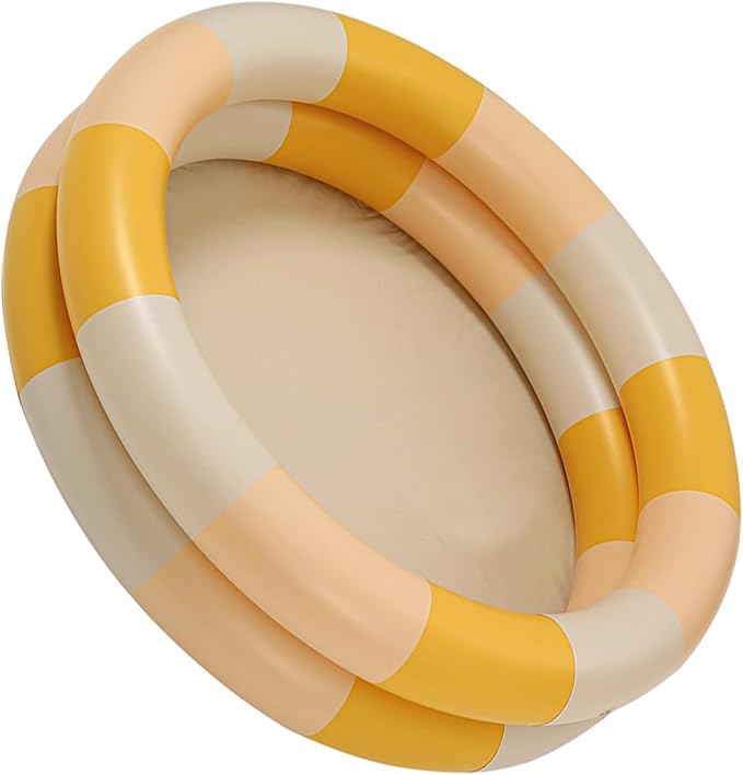 Keenso Inflatable Pool Thickened Blow Up Pool for Kids with Cute Style, Harmless Material, Wide Uses, Suitable for Indoor or Outdoor Play