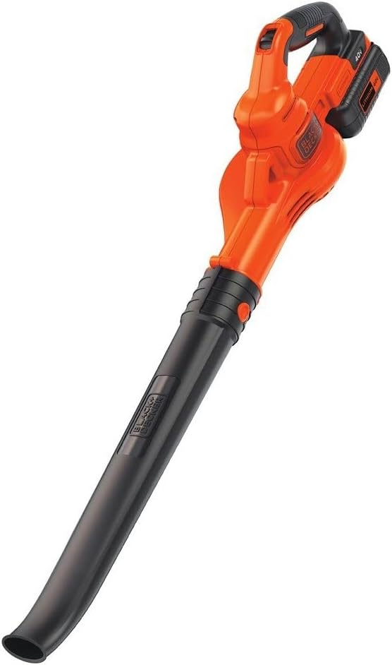 BLACK+DECKER 40V Max Cordless Leaf Blower and Weed Eater Combo with Battery and Charger, String Trimmer and Weed Wacker with Automated Feed Spool (LCC340C)