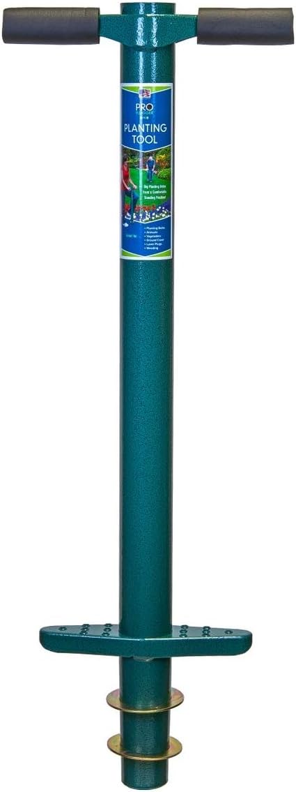 5-in-1 Lawn and Garden Tool, Bulb Planter, Weeder or Weeding Tool, Sod Plugger, Annual Planter, Soil Test Probe