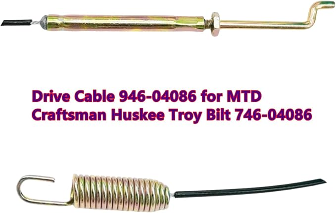 946-04086 746-04086 Drive Cable for MTD Craftsman Huskee Troy Bilt Snow Blower