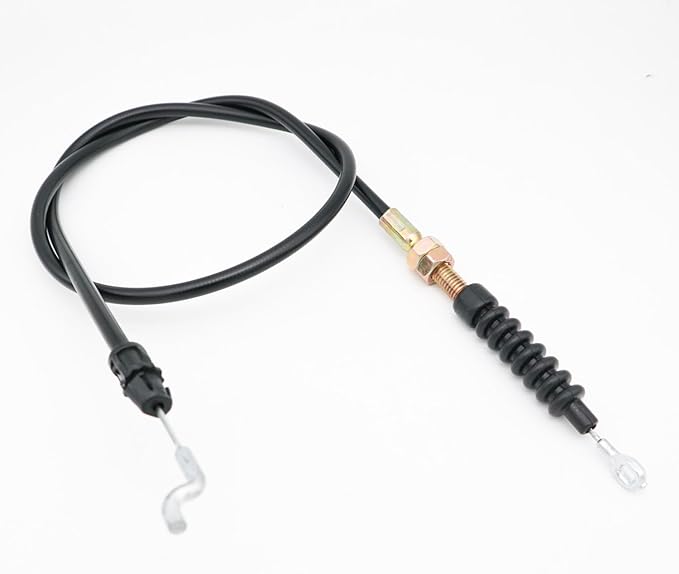 761400MA 340373 Clutch Drive Cable Replacement fit for Murray Craftsman Snow Blowers 340373,760150, 761153（Cable Length: 33.85 inches; Sheath Length: 25.86 inches）(1pc), black