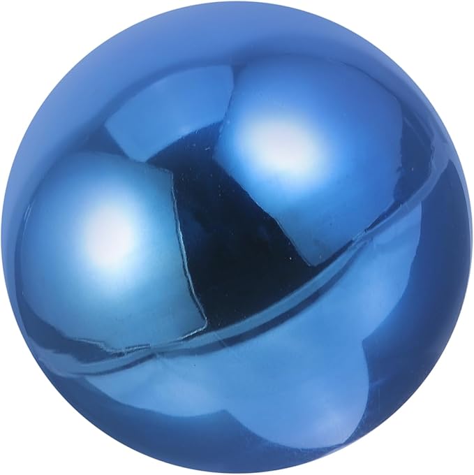 PRETYZOOM Stainless Steel Mirror Reflective Gazing Ball for Yard Decor Outdoor Garden Sculpture Polished Sphere Lawn Ornament
