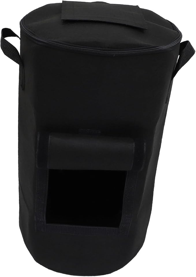 POPETPOP Garden Waste Compost Bag Easy to Store Fallen Leaves Flowers Outdoor Composting Bins