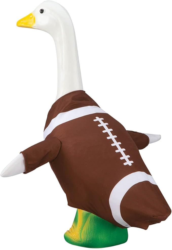 Fox Valley Traders Gaggleville Football Goose Outfit, Fits Large 23" H Statue