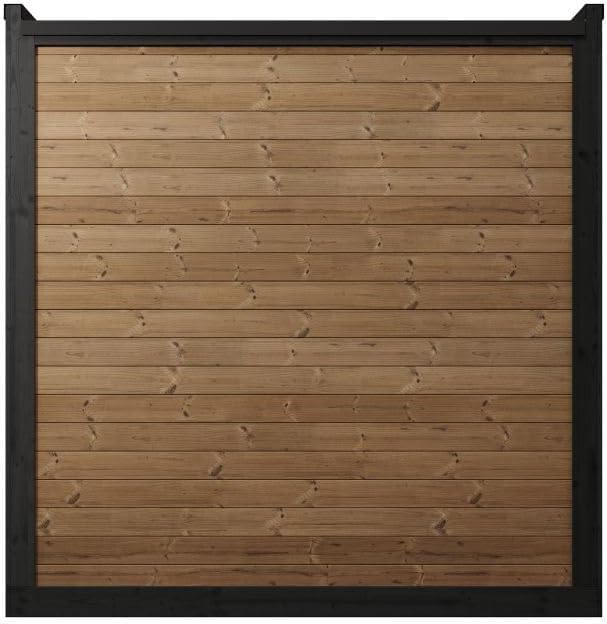 GL6 Outdoor Sauna Kit, Garden Luxury-Series Outdoor DIY Sauna Kit, Thermo-Spruce, up to 6 Persons Bundles (Sauna Heater and Sauna Stones Included) (Drop 9 WiFi - Black)