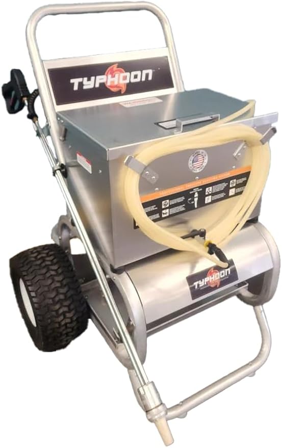 Sand Blaster Accessory Cart for Pressure Washers | Easily Turn Your Pressure Washer Into Sand Blaster | Up to 4000 PSI | 50 LB Sand Blasting Media Capacity | for 2.5 GPM Or Higher Pressure Washer