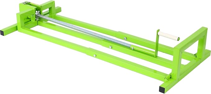Ride on Lawn Mower Jack Lift, 800 Lbs Capacity Lawn Tractor Lifter Telescopic Maintenance Jack for Lawn Mowers and Garden Tractors, Lawn Tractor + 45°Tilt Adjustable (Green)