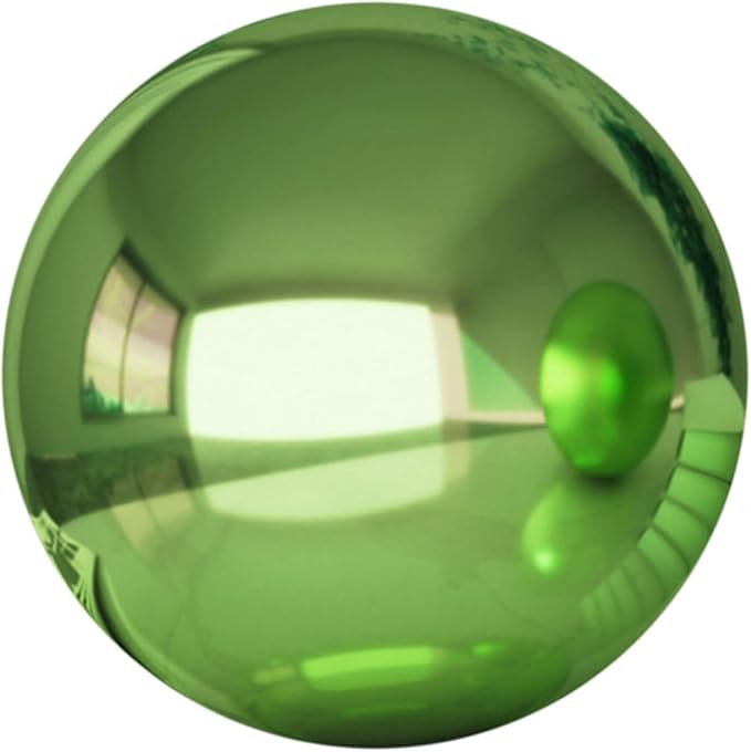 Milisten Garden Gazing Ball Reflective 4.72inch Outdoor Decorative Stainless Steel Sphere