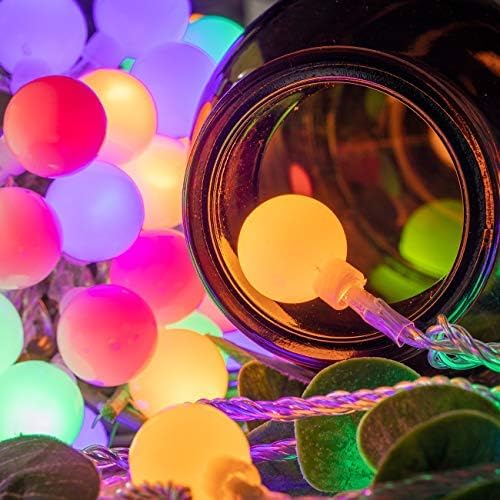 AWQ 200 LED Christmas Lights Christmas String Lights Decoration Lights for Christmas Home Garden Wedding Party Xmas Tree Bedroom Indoor Outdoor Decor (200, Multicolor)