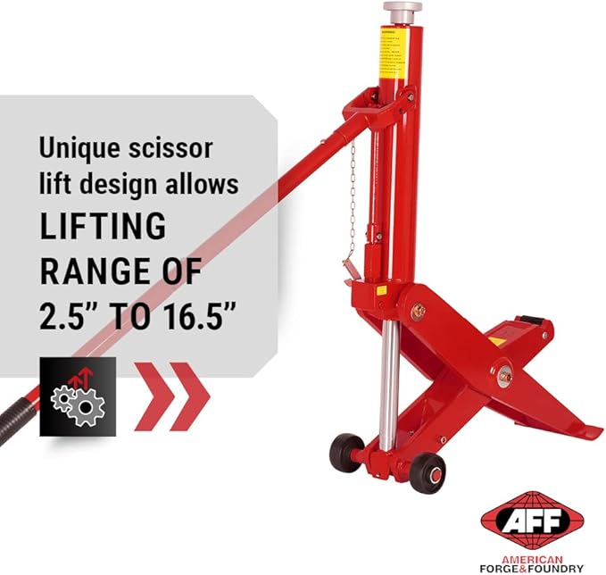 AFF Forklift Jack - 7 Ton (14,000 lbs) Capacity - Fits most Forklift Models - Removable Handle - Heavy Duty