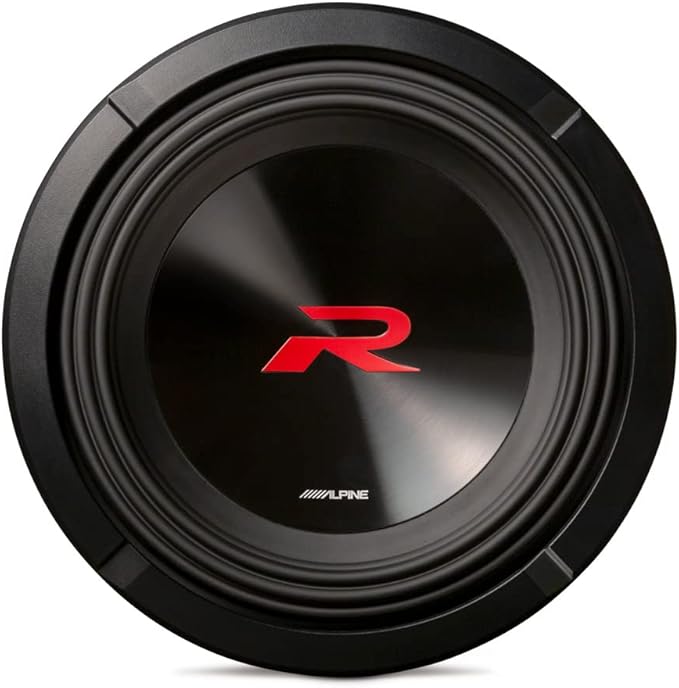 Alpine R Series 10-Inch Bass Package - One R Series R2-W10D4 Subwoofer with S Series S-A60M Amplifier