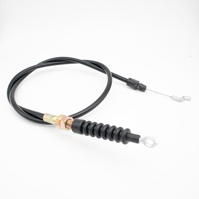 761400MA 340373 Clutch Drive Cable Replacement fit for Murray Craftsman Snow Blowers 340373,760150, 761153（Cable Length: 33.85 inches; Sheath Length: 25.86 inches）(1pc), black