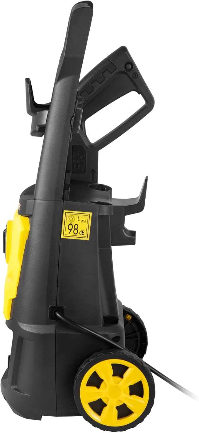 VEVOR Electric Power Washer, 2000 PSI, Max 1.65 GPM Pressure Washer w/ 30 ft Hose & Reel, 5 Quick Connect Nozzles, Foam Cannon, Portable to Clean Patios, Cars, Fences, Driveways, ETL Listed