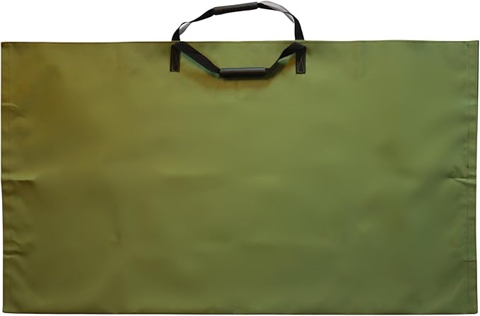 Garden and Landscape Bag, Portable Leaf and Weed Tarp with Handles, Reusable Leaf Bag, 48" X 56" Weed and Landscape Tarp