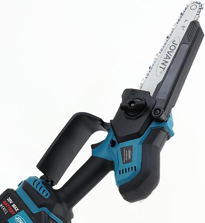 Cordless Pole Saw with 1 Max 20V*6Ah Battery, 8inch Chainsaw and Pole Tree Trimmer. Electric Pole Saw and Branch Cutter Battery Powered,15-Feet Reach for Tree Trimming and Pruning Saw with Bag