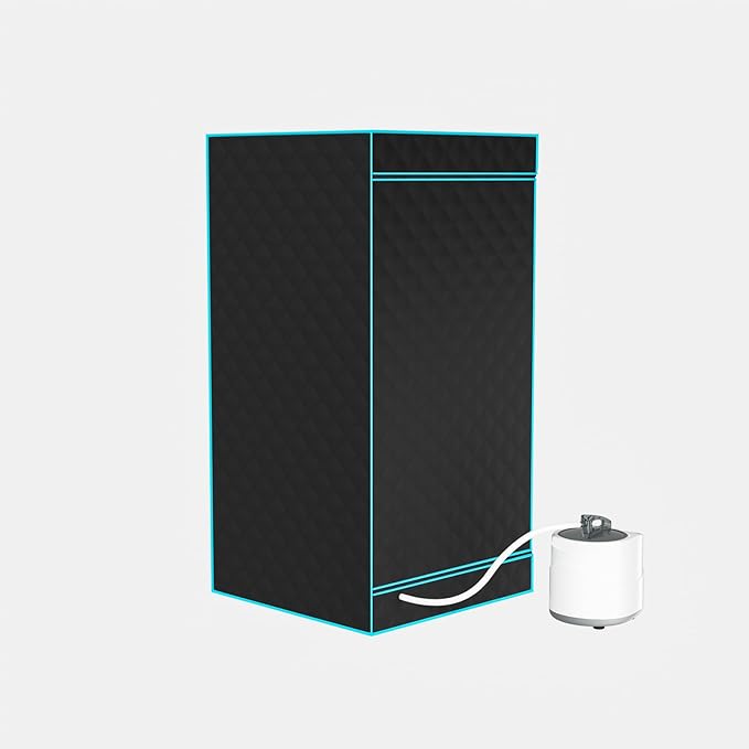 Portable Steam Sauna, Full Size Collapsible Sauna Tent for Home Spa, 2.5L,1500W Steamer with Remote Control,Christmas Birthday Gift for Family