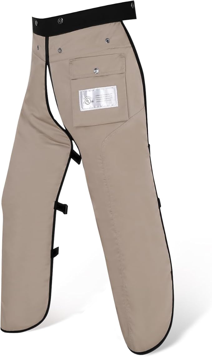 Chainsaw Chaps Apron Wrap 8-layer for Men/Women Loggers Forest Workers Protective Chain Saw Pants Adjustable