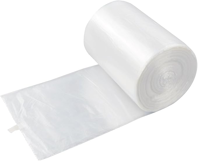 Cand 8 Gallon Clear Garbage Bags, Medium Trash Bags, 110 Counts