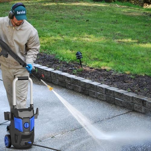 Pressure Washer -4800PSI Power Washer with Foam Cannon, High Pressure Cleaning Machine with 4 Connect Nozzles for Cars/Patio/Driveways/Home Cleaning